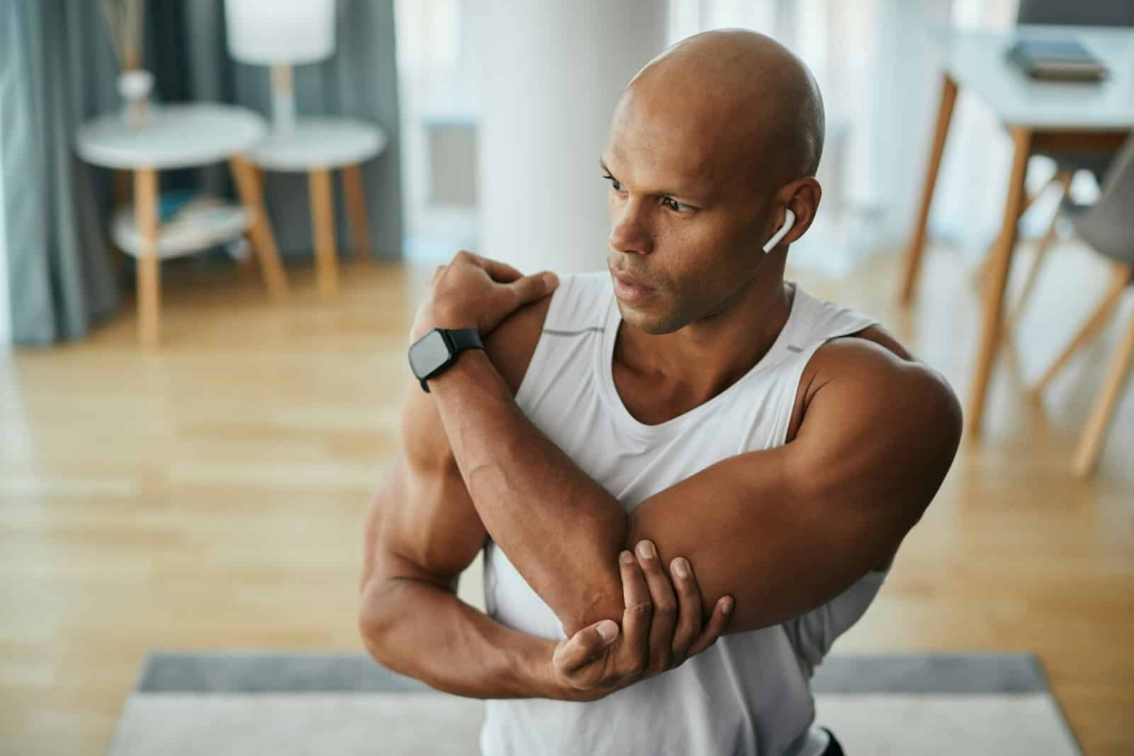 physically active man