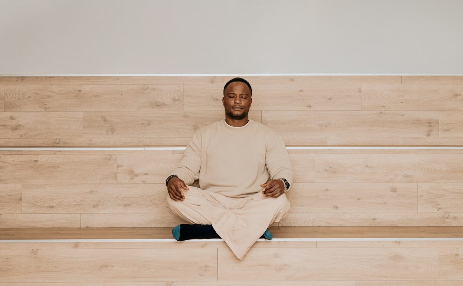 man relaxing