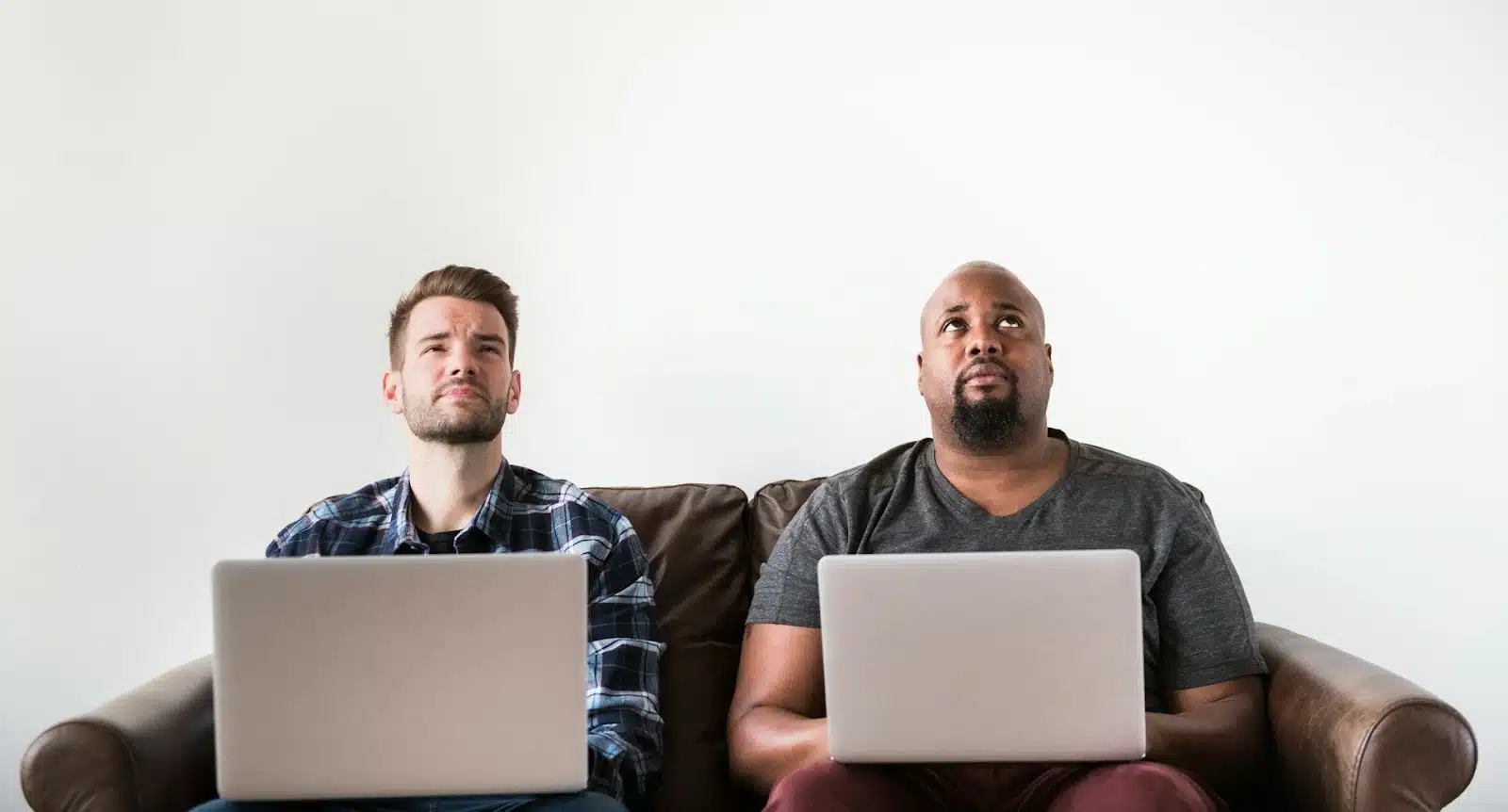 man reviewing documents