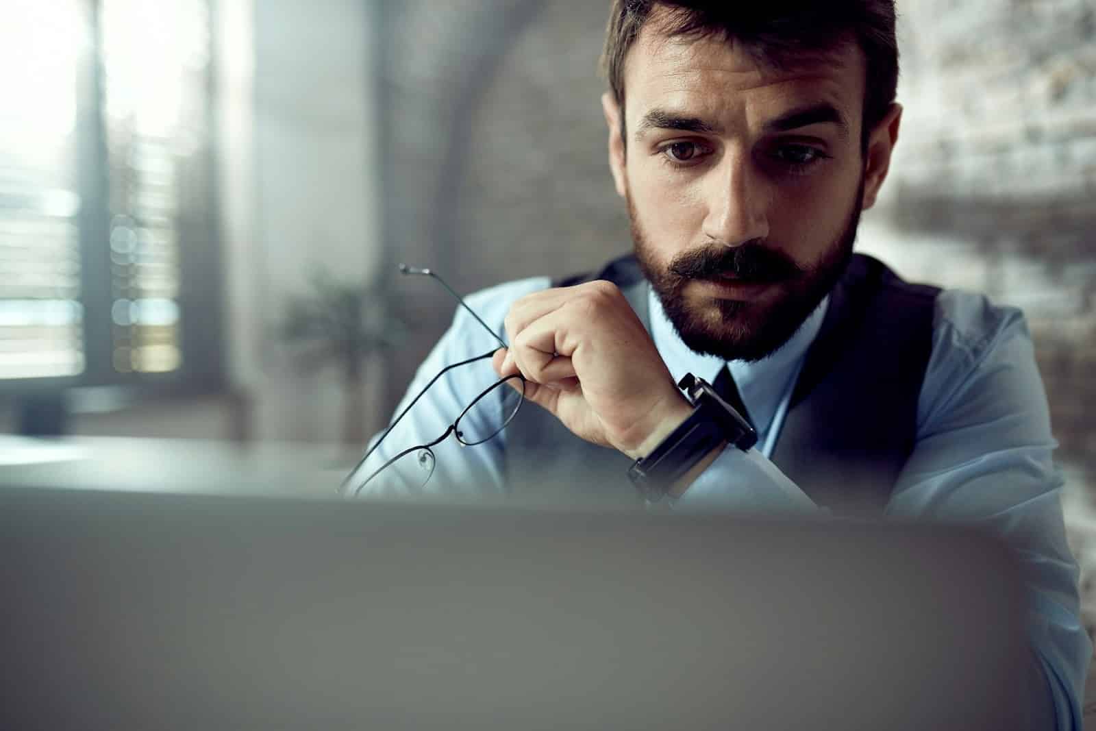 professional working in office