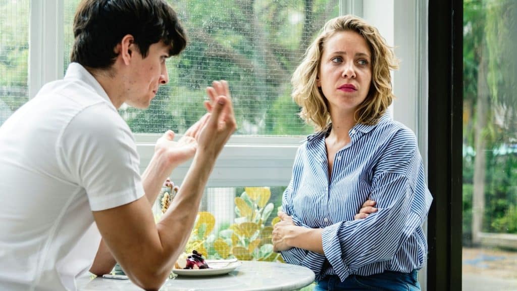 Woman feeling worried