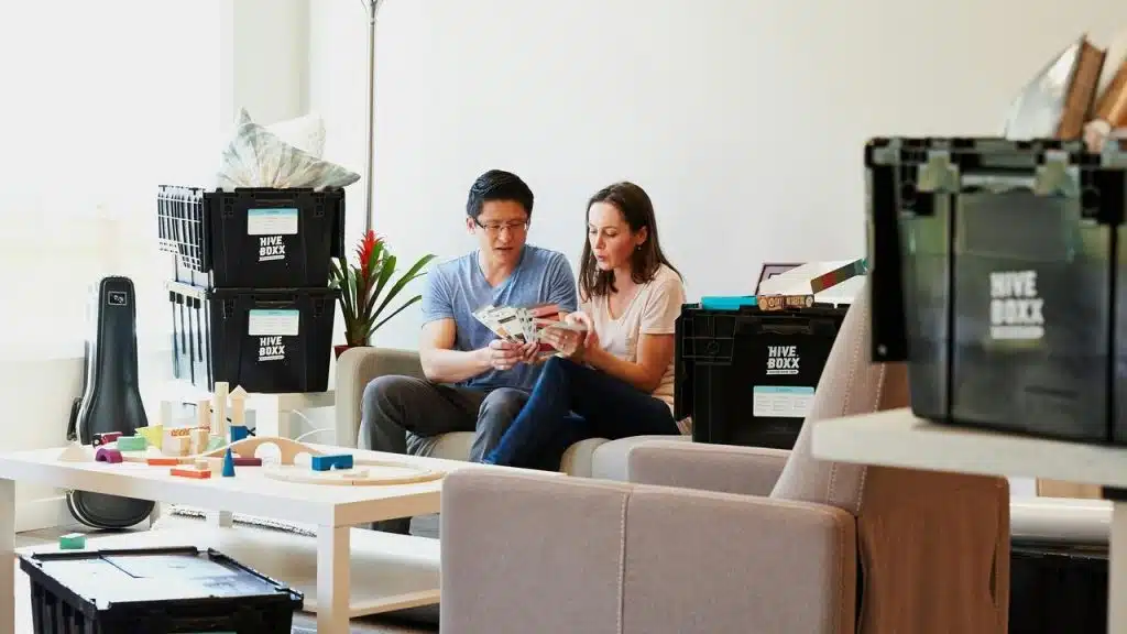 A couple reviewing papers