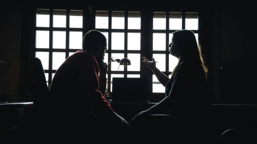 A man ignoring woman’s need