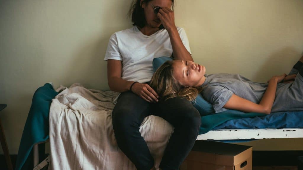 A man and woman having no job