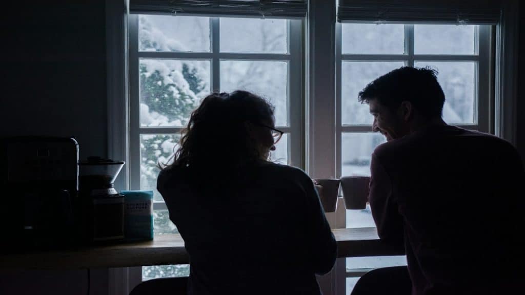 couple reviewing plans together