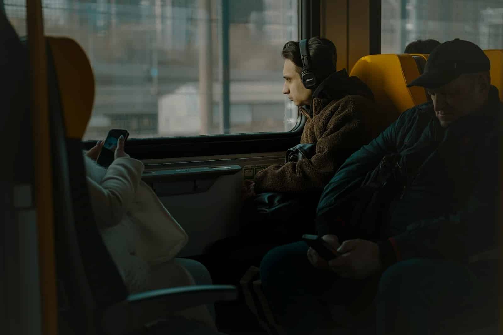 man thoughtful window