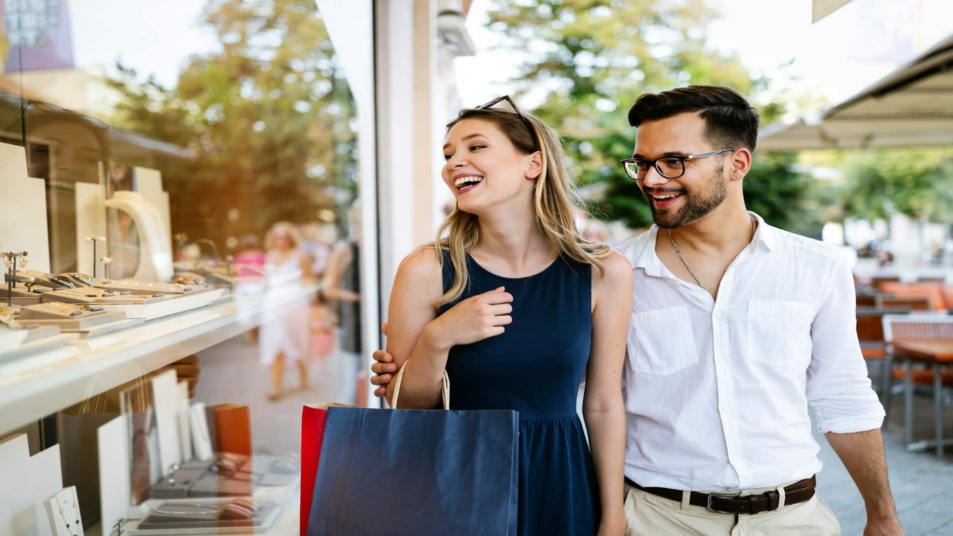 couple spending time outdoors
