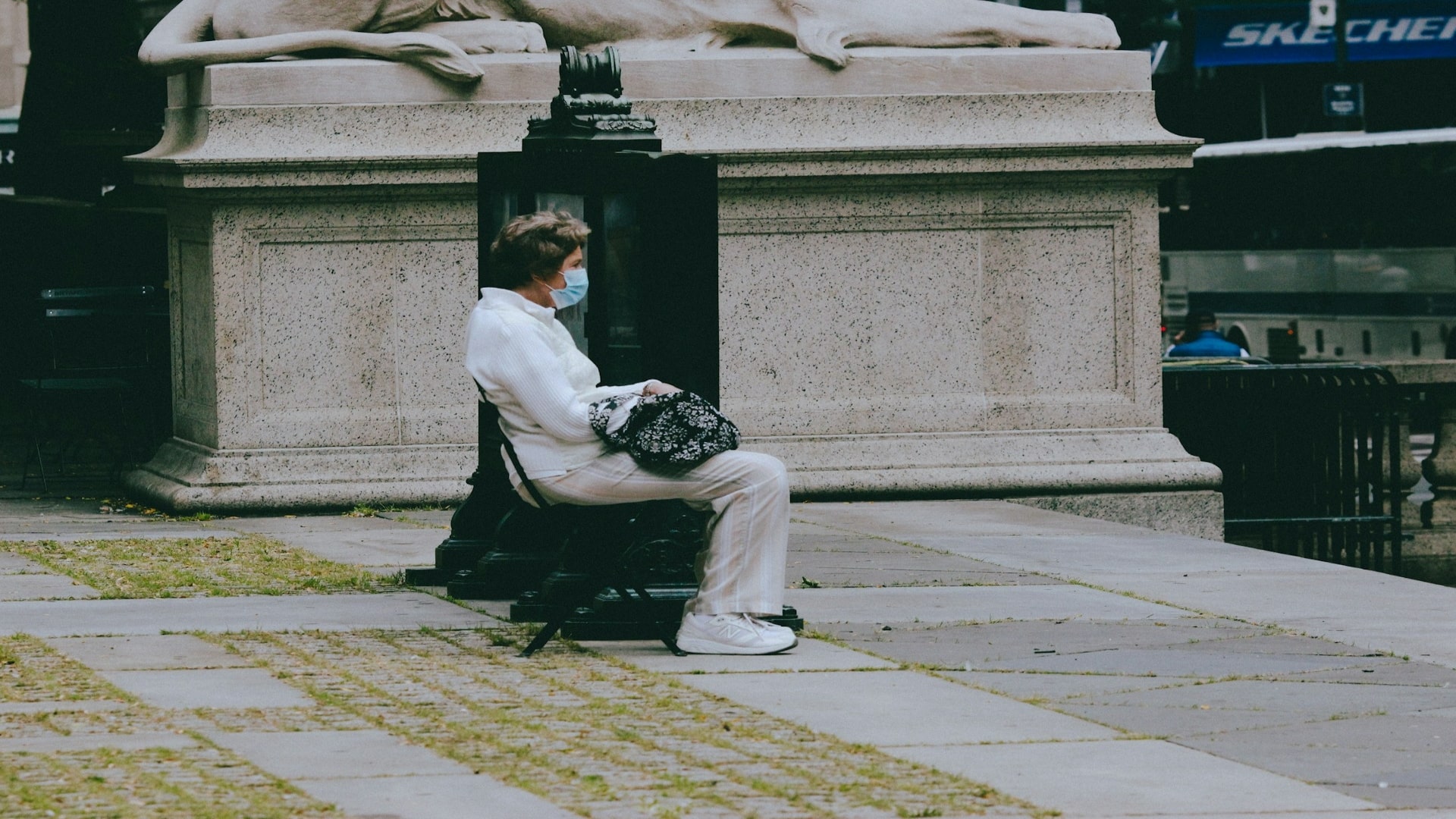 individual sitting quietly thinking