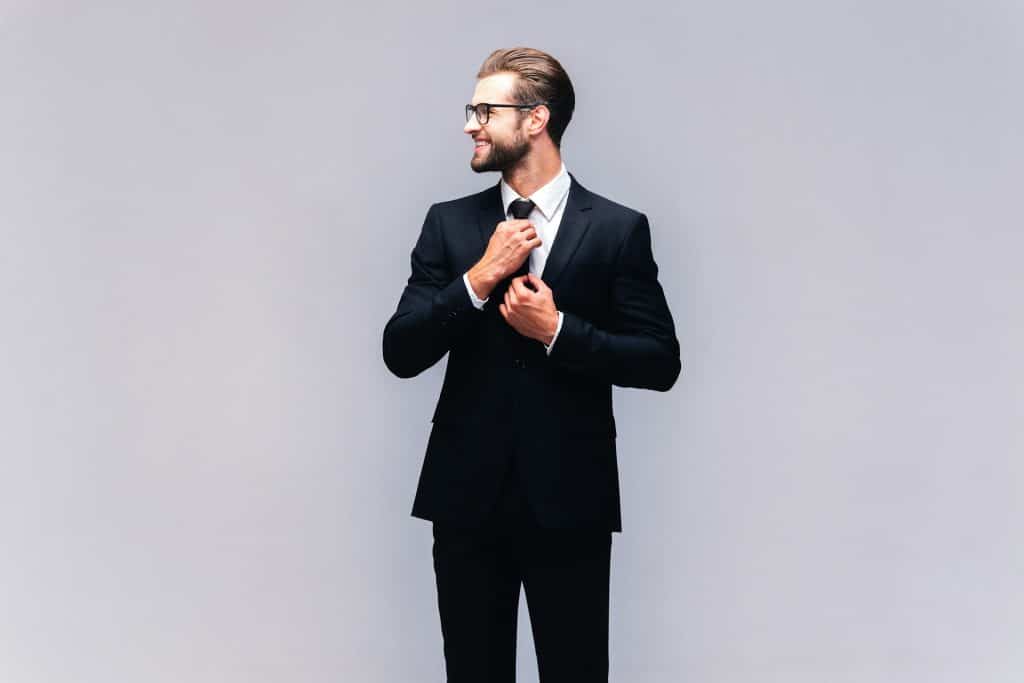 well groomed man portrait natural light