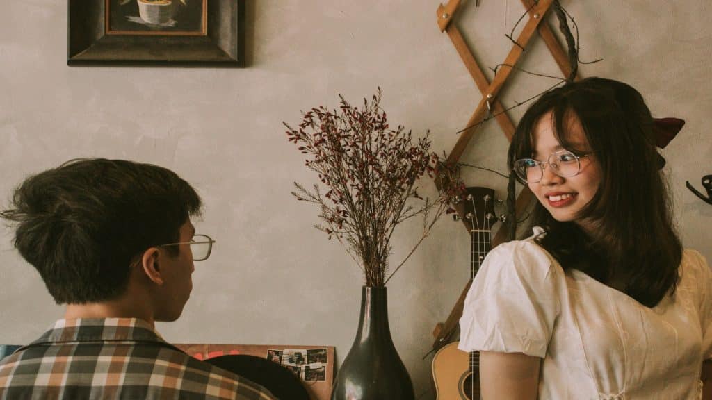 couple having honest conversation