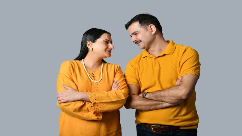 couple having honest conversation
