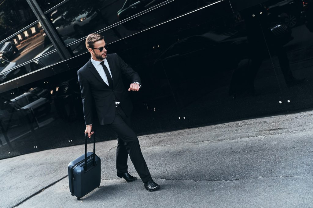 confident man standing