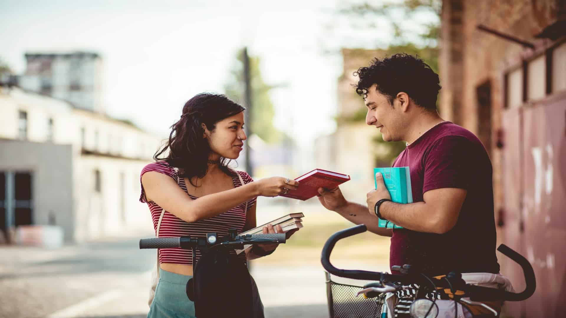 couple discussing ideas together