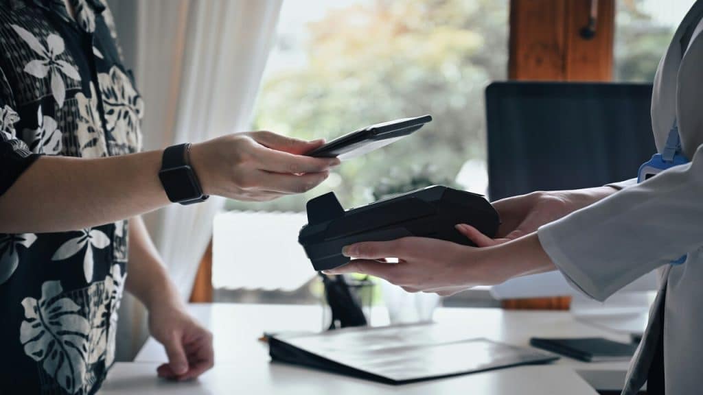 A man paying for the bill