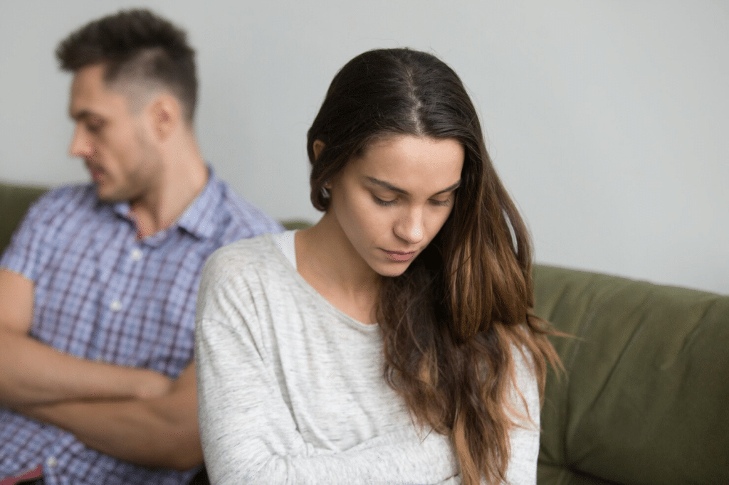 A woman hoping for a man to be better
