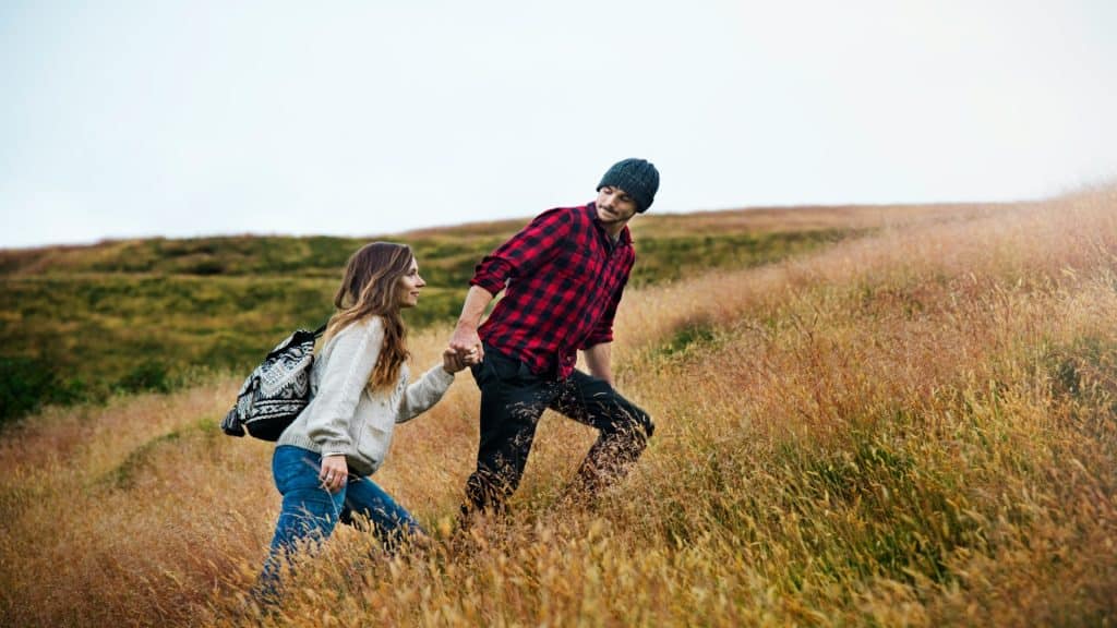 couple traveling together