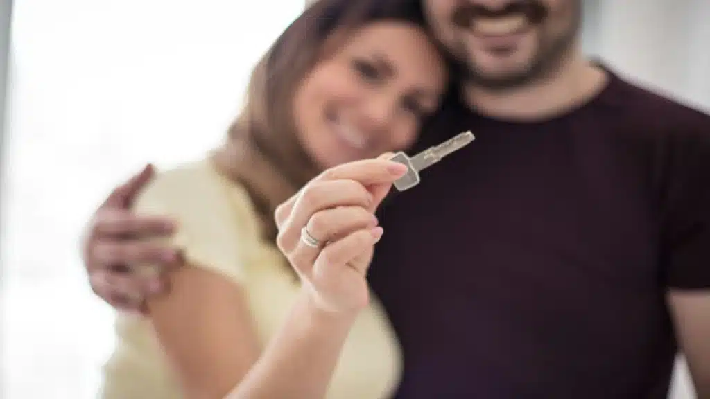 couple building life together
