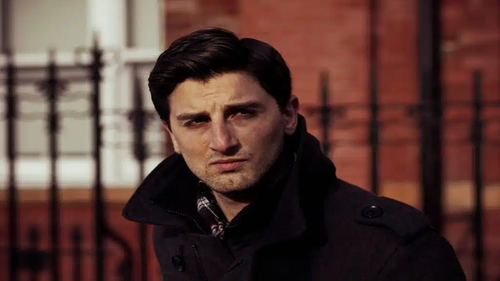 man looking serious