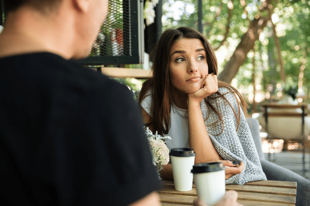 A woman does not want to listen to woman