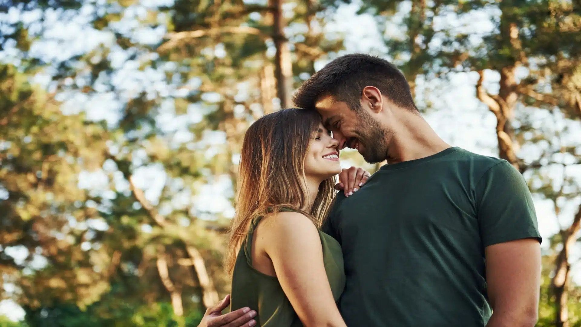 couple having sincere conversation
