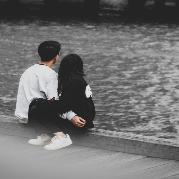 couple having thoughtful conversation