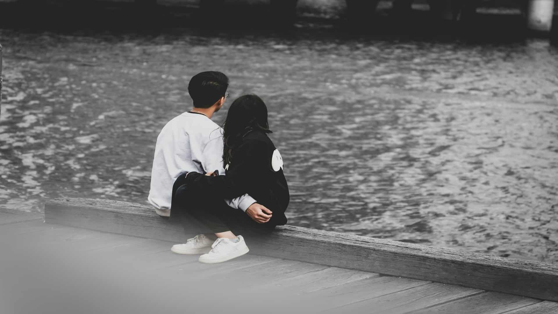 couple having thoughtful conversation