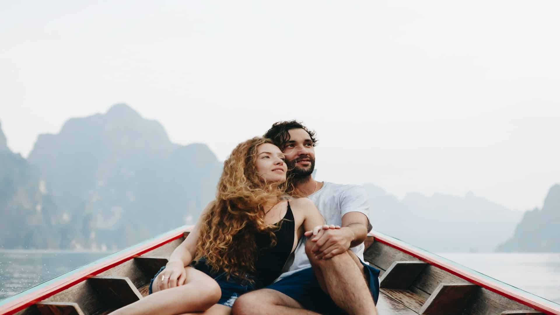 couple sitting quietly together