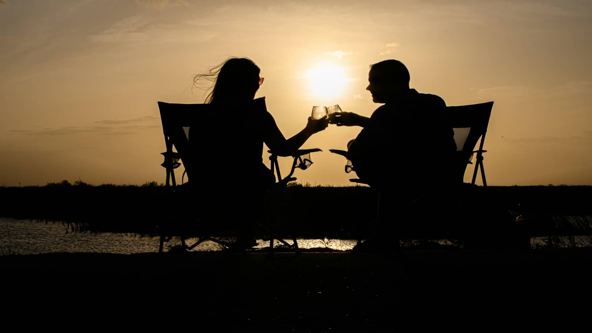couple enjoying quiet evening together