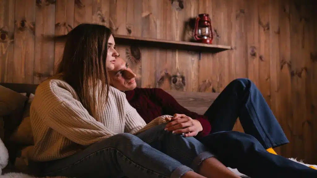 couple having calm discussion
