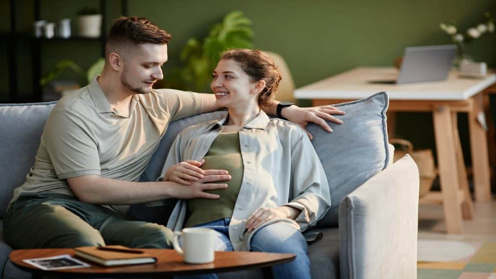 couple discussing future plans together