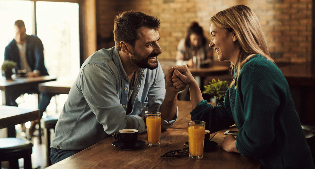 A couple on a date