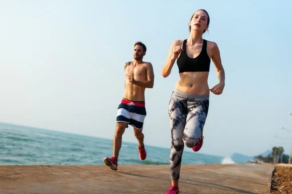 running exercise outside