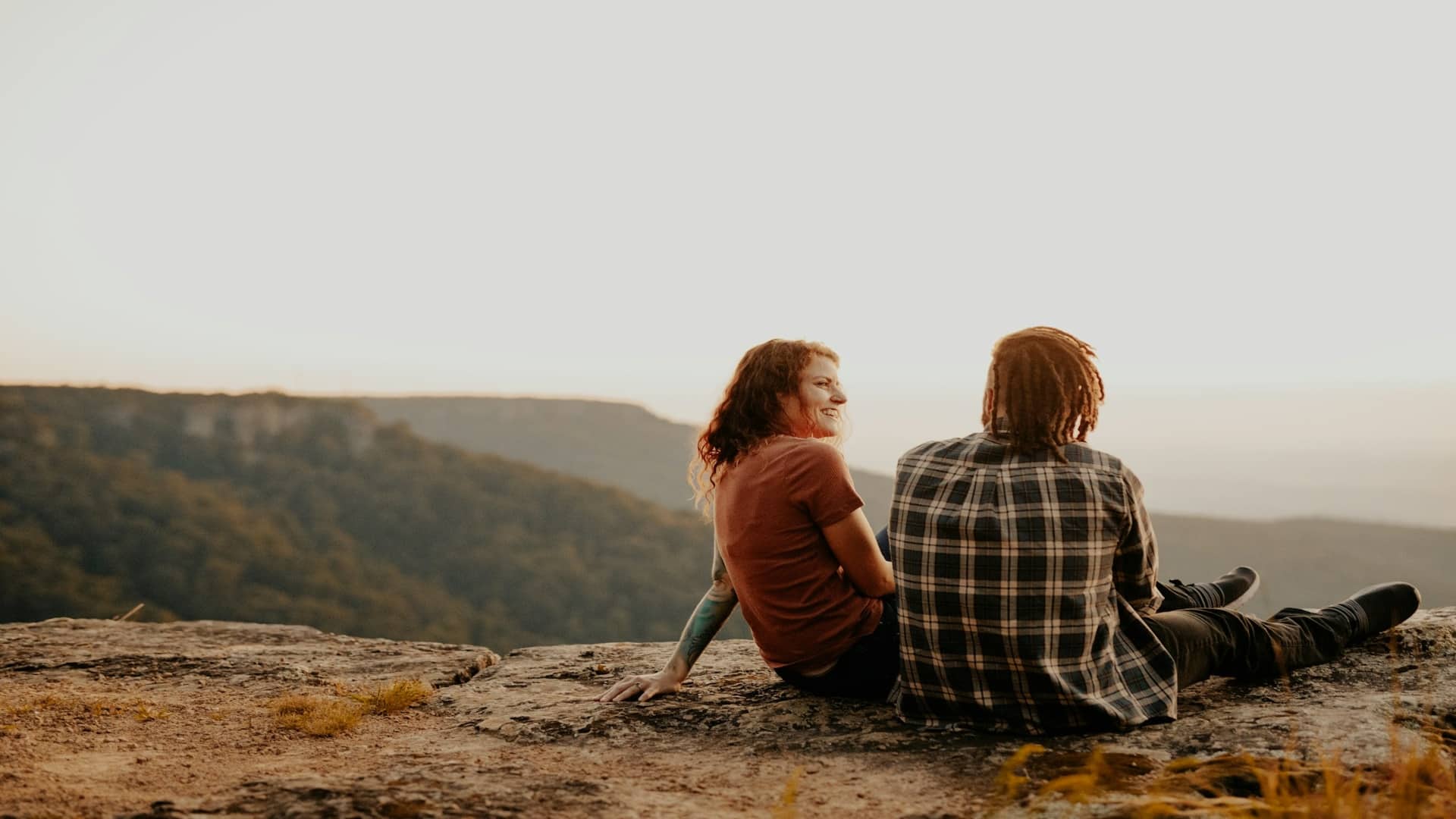 couple discussing something calmly