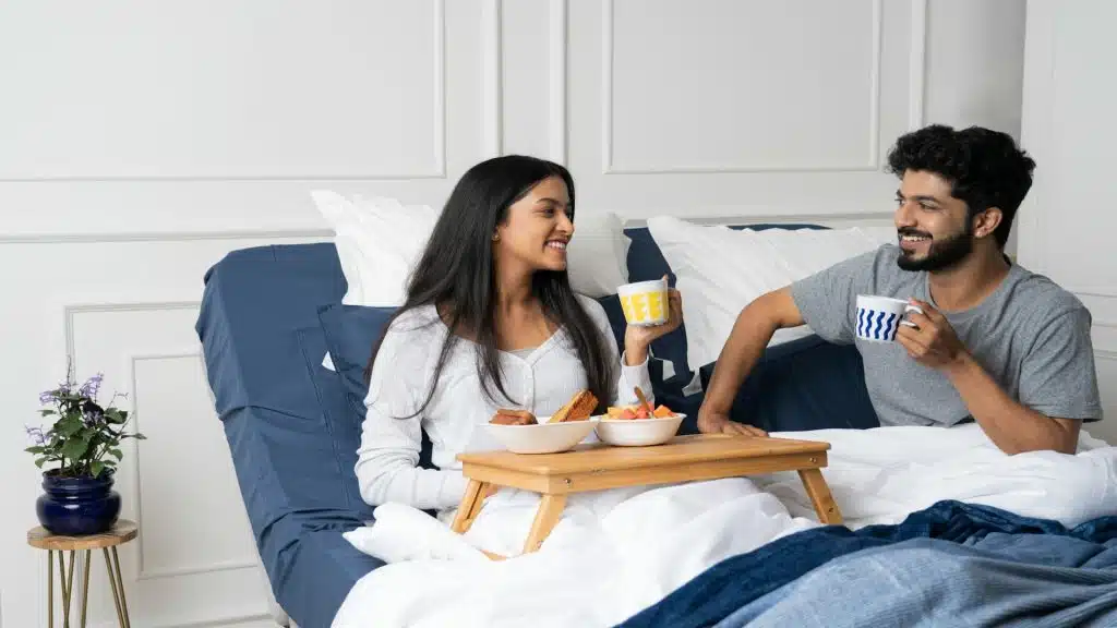 partner offering comfort
