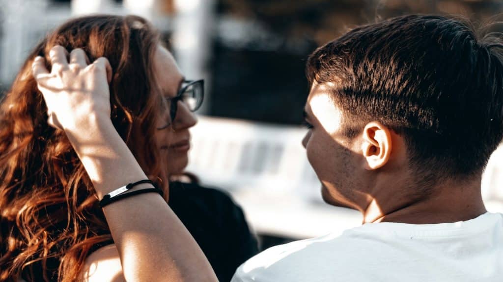 couple listening to each other