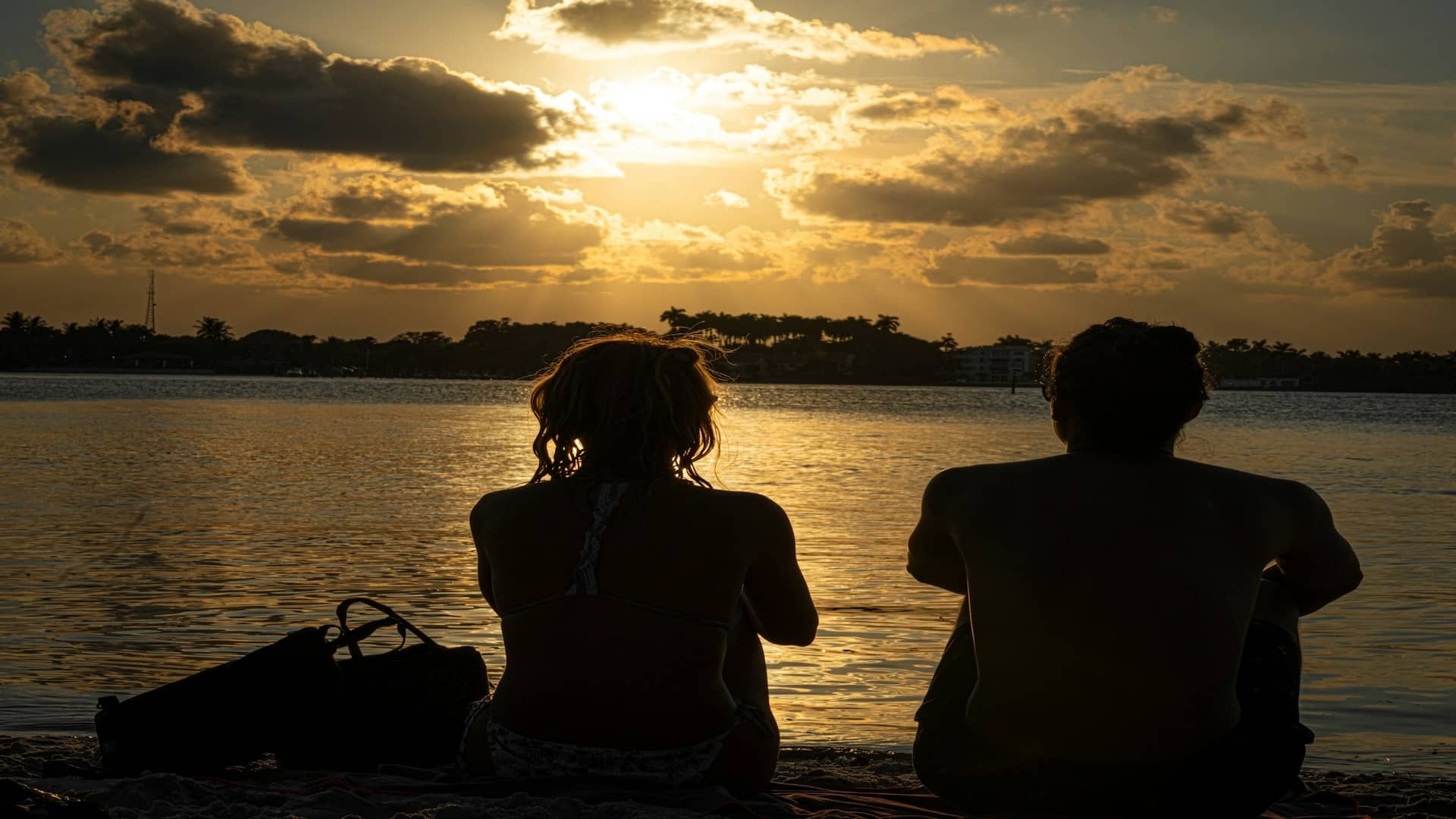 couple sitting calmly together
