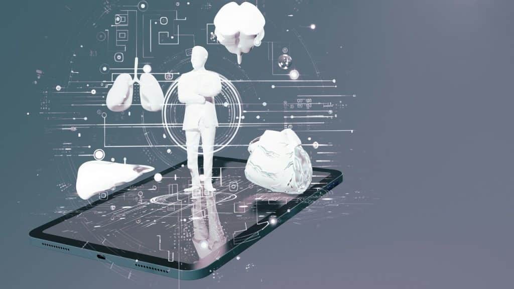 A graphic illustrating the concept of healthcare