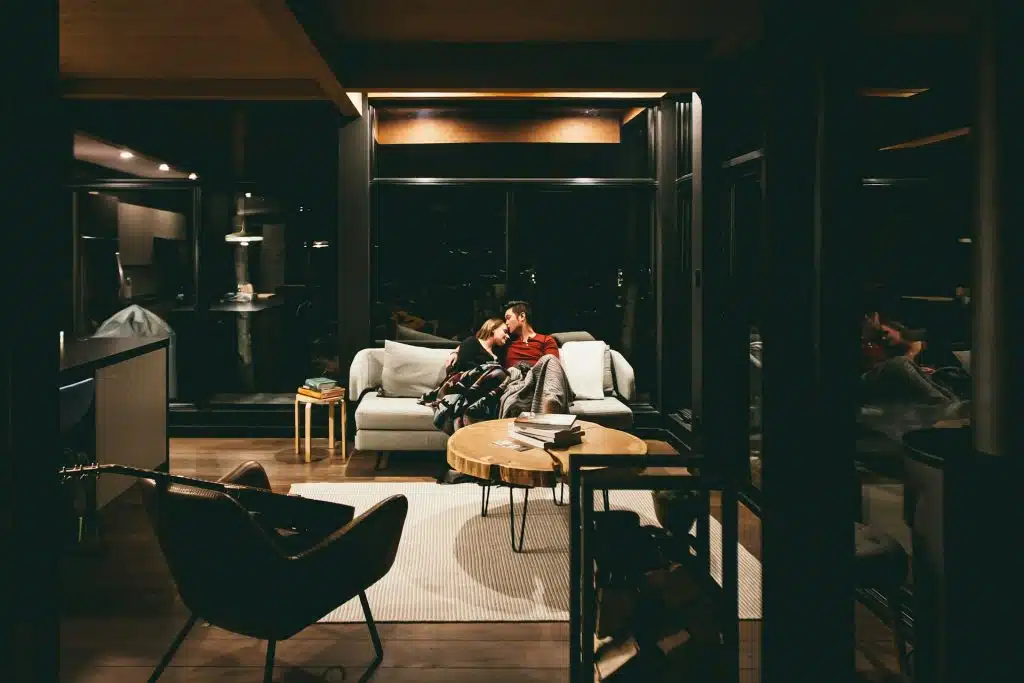 couple quiet indoors