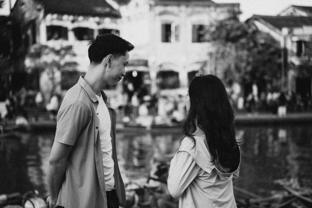 couple serious conversation