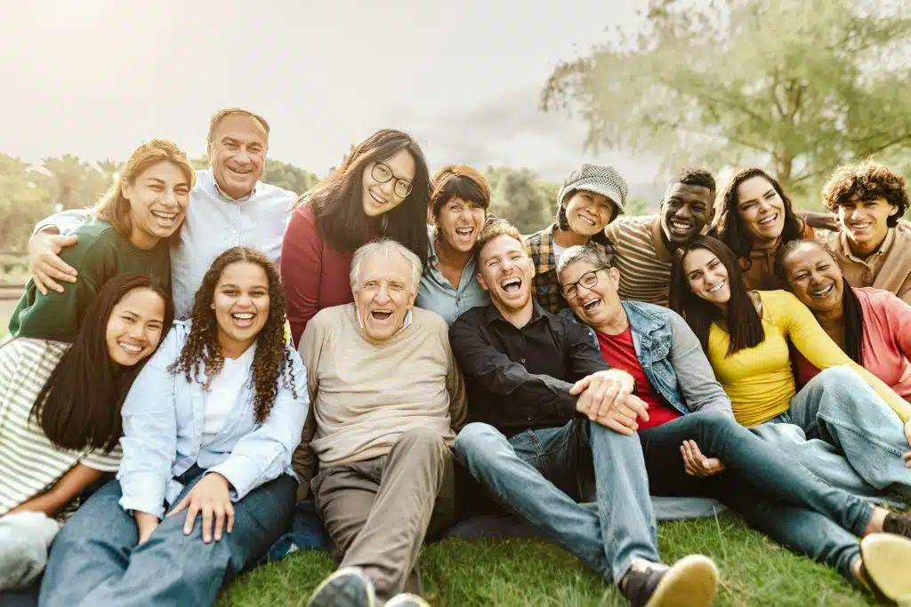 diverse group of people