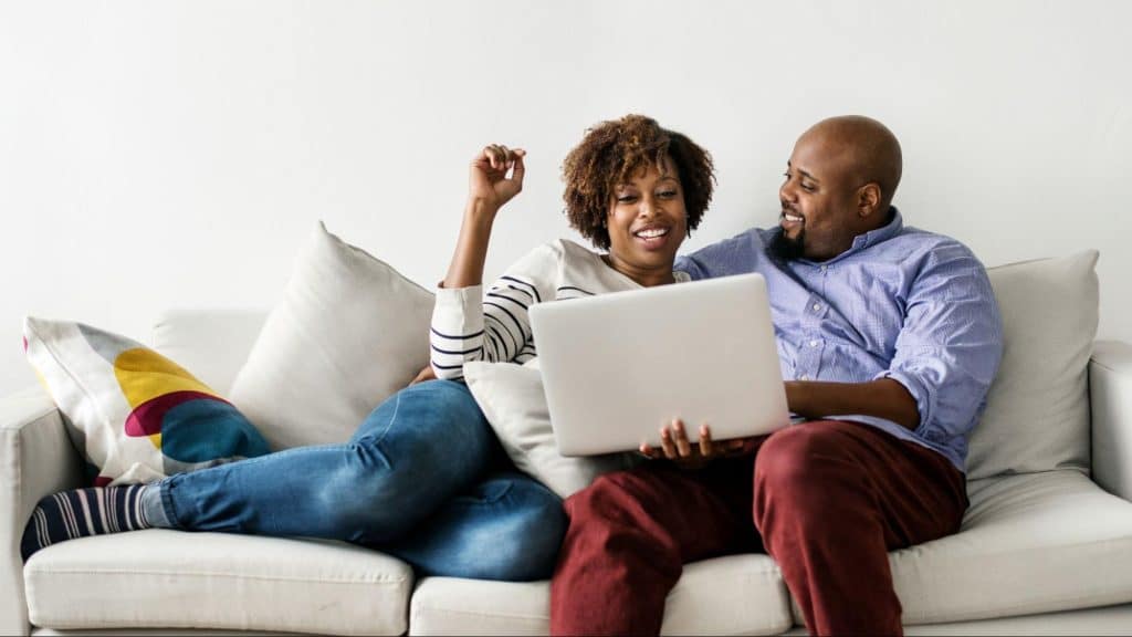 Woman appreciating a man