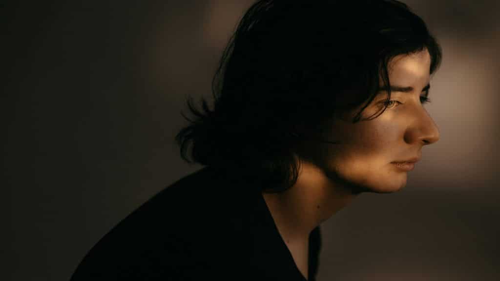 person thinking quietly