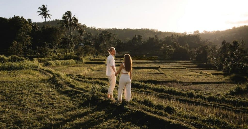 couple sunset
