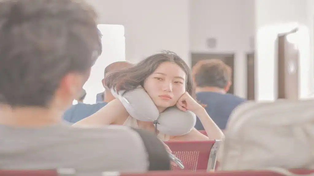 person looking frustrated during discussion