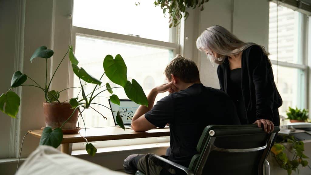 couple working through issue together
