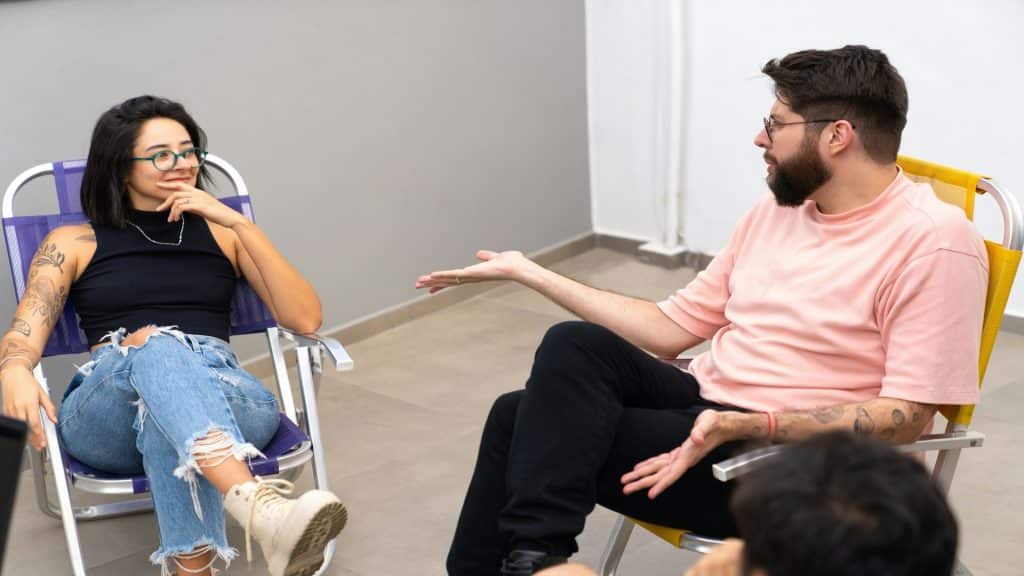couple having open discussion