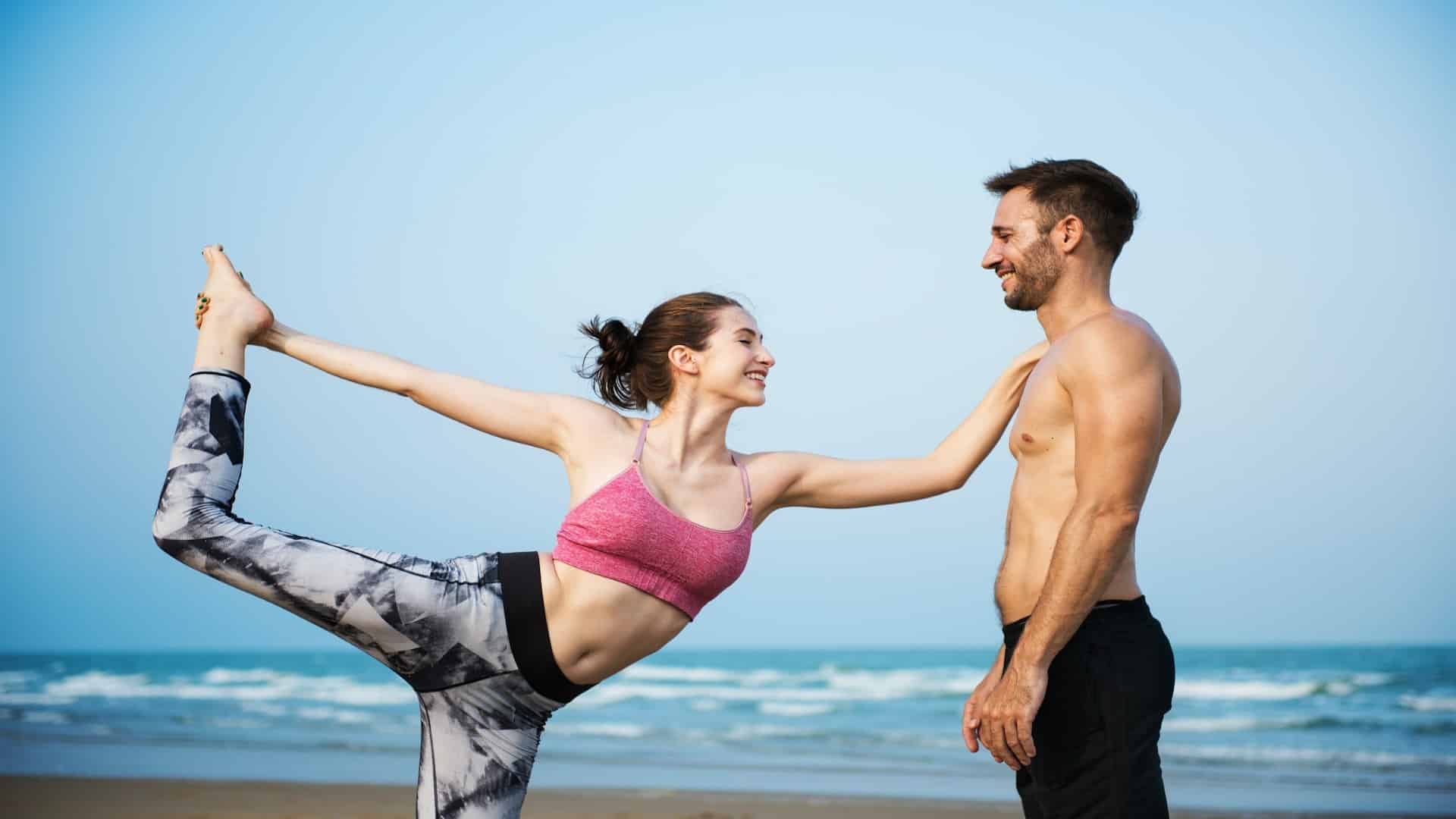 couple doing everyday activities together