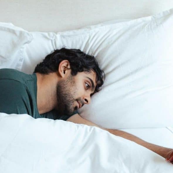man using smartphone