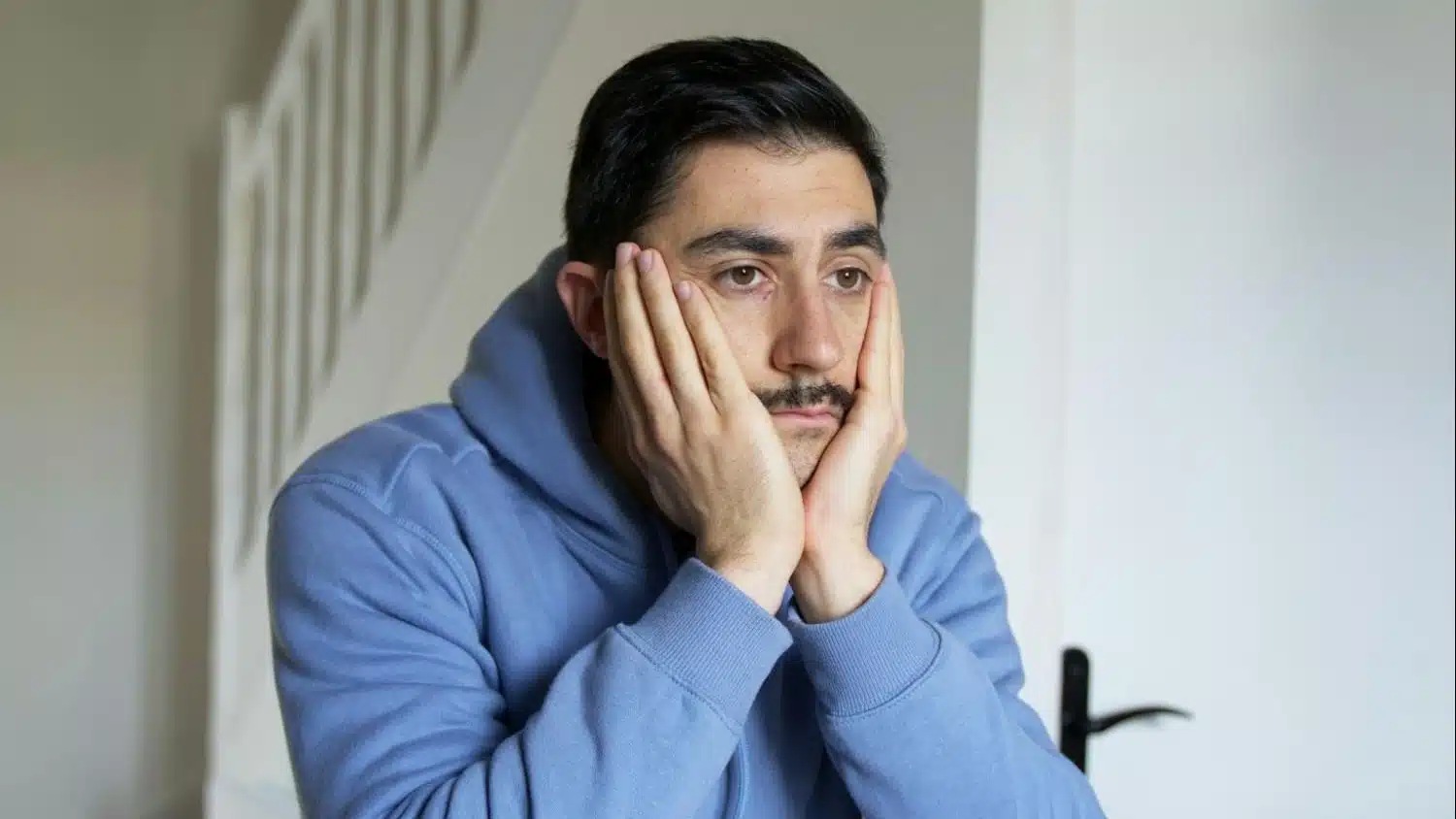 man frustrated