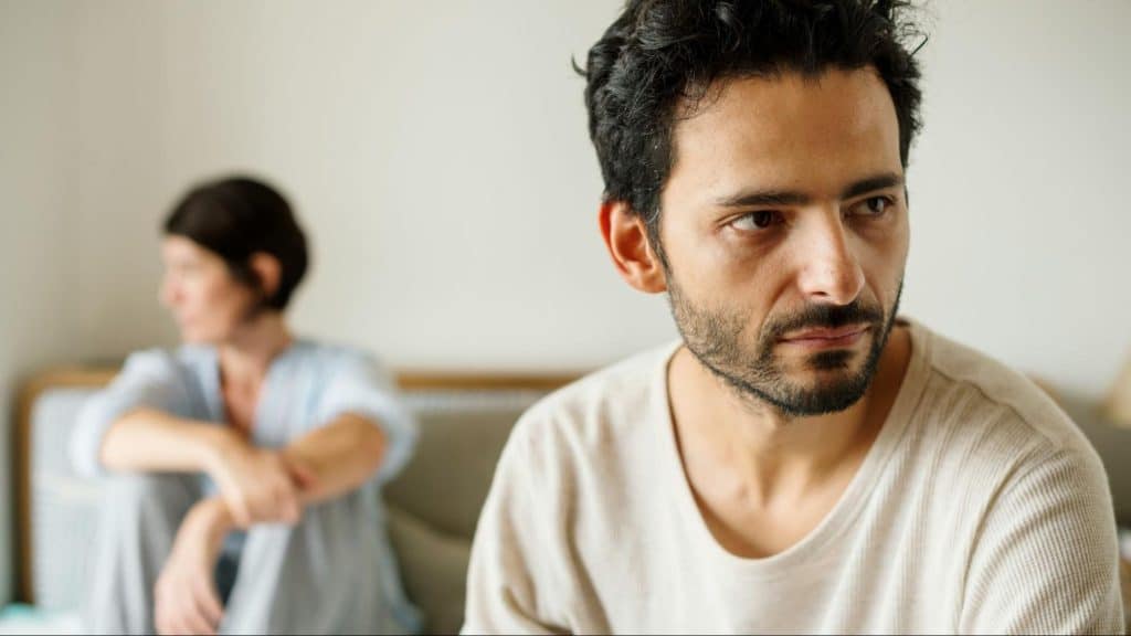A man thinking about what to do